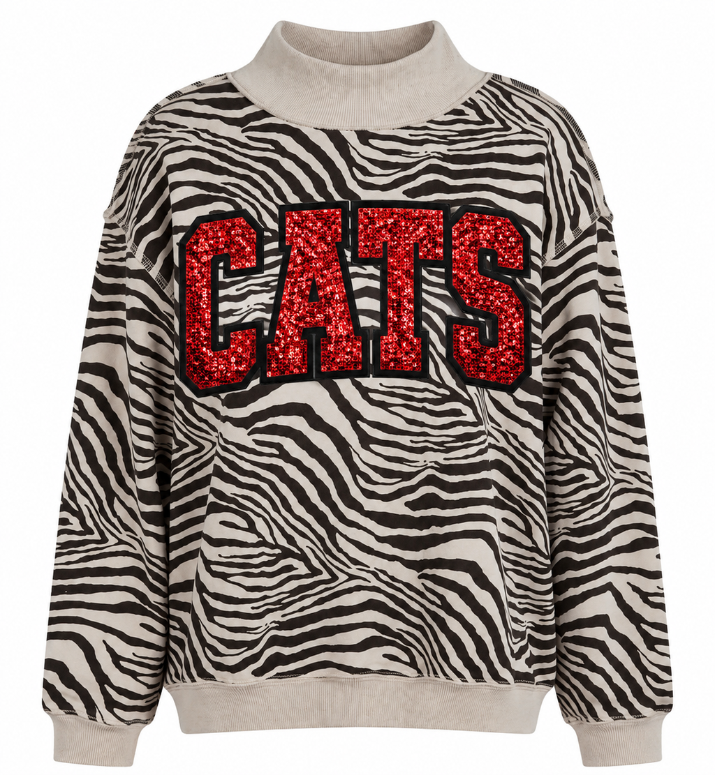 PREORDER - CLOSES SEP 1st // Custom Zebra Mockneck